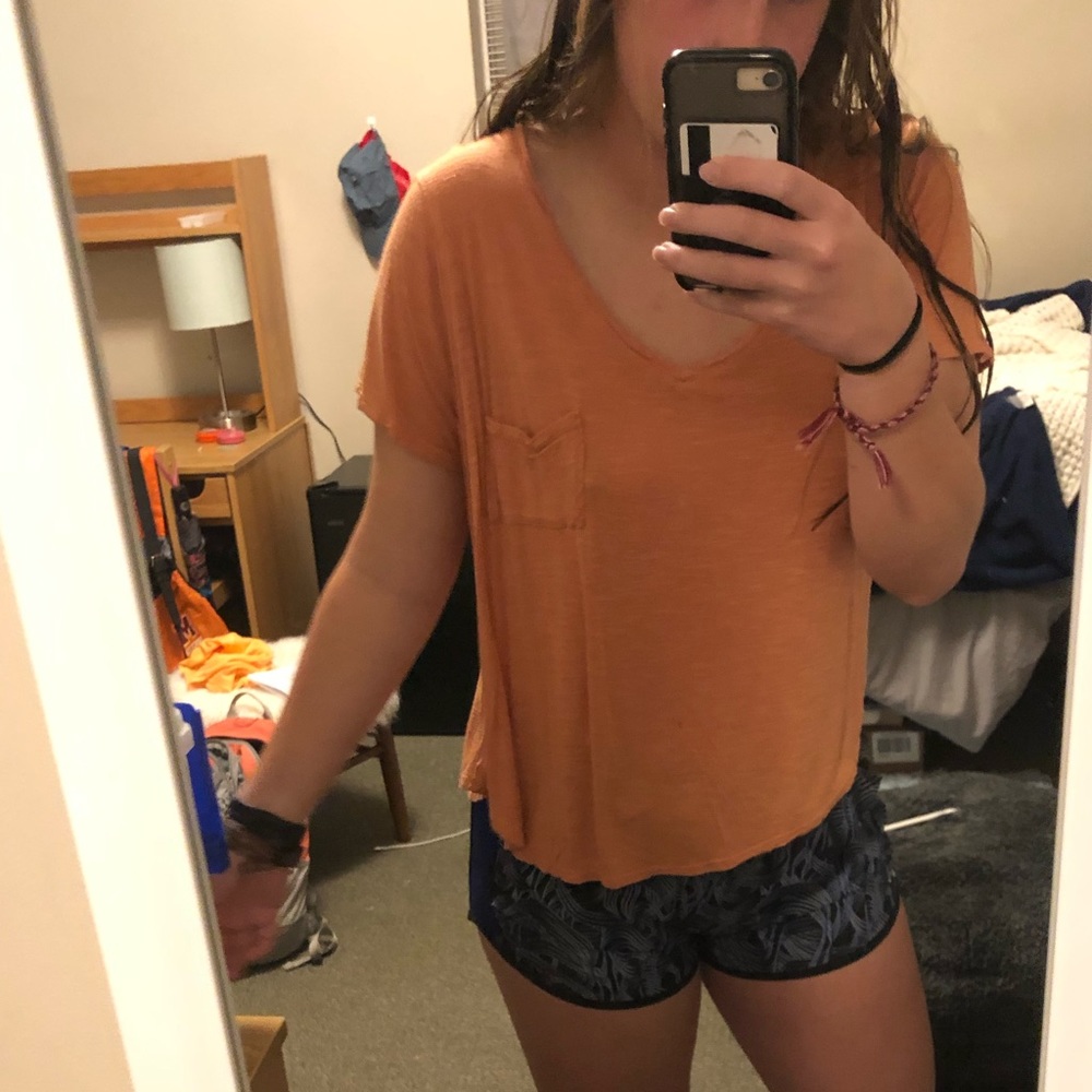 Orange Pocket T